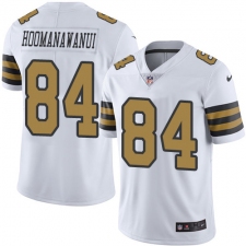 Youth Nike New Orleans Saints #84 Michael Hoomanawanui Limited White Rush Vapor Untouchable NFL Jersey