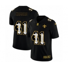 Men's New Orleans Saints #41 Alvin Kamara Black Jesus Faith Limited Football Jersey