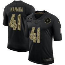 Men's New Orleans Saints #41 Alvin Kamara Camo 2020 Salute To Service Limited Jersey