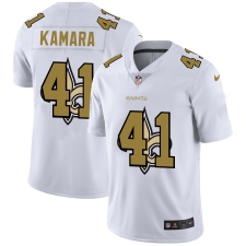 Men's New Orleans Saints #41 Alvin Kamara White Nike White Shadow Edition Limited Jersey