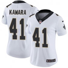 Women's Nike New Orleans Saints #41 Alvin Kamara Elite White NFL Jersey