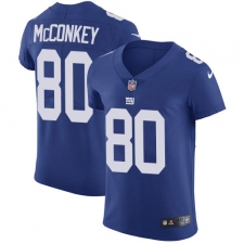 Men's Nike New York Giants #80 Phil McConkey Elite Royal Blue Team Color NFL Jersey