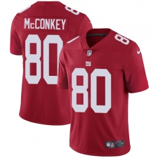 Men's Nike New York Giants #80 Phil McConkey Red Alternate Vapor Untouchable Limited Player NFL Jersey