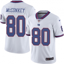 Youth Nike New York Giants #80 Phil McConkey Limited White Rush Vapor Untouchable NFL Jersey
