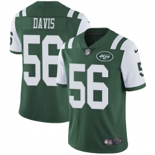 Youth Nike New York Jets #56 DeMario Davis Elite Green Team Color NFL Jersey