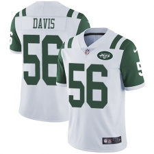 Youth Nike New York Jets #56 DeMario Davis Elite White NFL Jersey