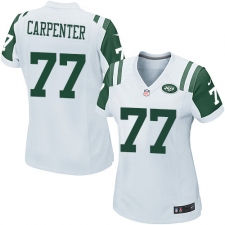 Women's Nike New York Jets #77 James Carpenter Game White NFL Jersey