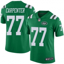 Youth Nike New York Jets #77 James Carpenter Limited Green Rush Vapor Untouchable NFL Jersey