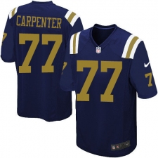 Youth Nike New York Jets #77 James Carpenter Limited Navy Blue Alternate NFL Jersey