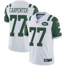 Youth Nike New York Jets #77 James Carpenter White Vapor Untouchable Limited Player NFL Jersey