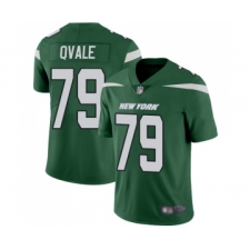 Youth New York Jets #79 Brent Qvale Green Team Color Vapor Untouchable Limited Player Football Jersey