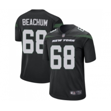 Men's New York Jets #68 Kelvin Beachum Game Black Alternate Football Jersey