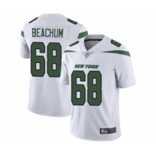 Men's New York Jets #68 Kelvin Beachum White Vapor Untouchable Limited Player Football Jersey