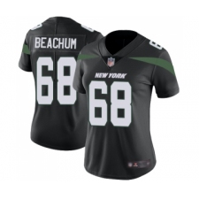 Women's New York Jets #68 Kelvin Beachum Black Alternate Vapor Untouchable Limited Player Football Jersey