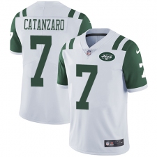 Youth Nike New York Jets #7 Chandler Catanzaro Elite White NFL Jersey