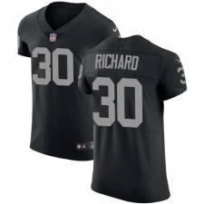 Men's Nike Oakland Raiders #30 Jalen Richard Black Team Color Vapor Untouchable Elite Player NFL Jersey