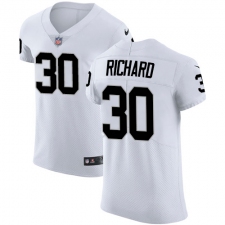 Men's Nike Oakland Raiders #30 Jalen Richard White Vapor Untouchable Elite Player NFL Jersey