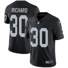 Youth Nike Oakland Raiders #30 Jalen Richard Black Team Color Vapor Untouchable Limited Player NFL Jersey