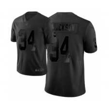 Women's Oakland Raiders #34 Bo Jackson Limited Black City Edition Football Jersey