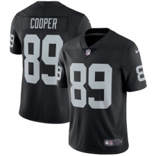 Youth Nike Oakland Raiders #89 Amari Cooper Elite Black Team Color NFL Jersey