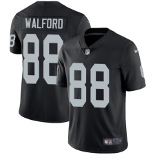 Youth Nike Oakland Raiders #88 Clive Walford Black Team Color Vapor Untouchable Limited Player NFL Jersey