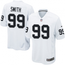Men's Nike Oakland Raiders #99 Aldon Smith Game White NFL Jersey