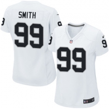 Women's Nike Oakland Raiders #99 Aldon Smith Game White NFL Jersey