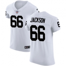Men's Nike Oakland Raiders #66 Gabe Jackson White Vapor Untouchable Elite Player NFL Jersey
