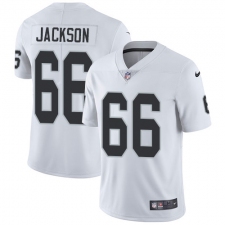 Men's Nike Oakland Raiders #66 Gabe Jackson White Vapor Untouchable Limited Player NFL Jersey