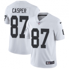 Youth Nike Oakland Raiders #87 Dave Casper Elite White NFL Jersey
