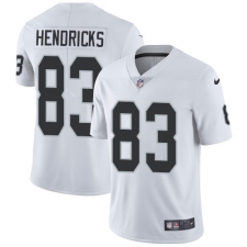 Men's Nike Oakland Raiders #83 Ted Hendricks White Vapor Untouchable Limited Player NFL Jersey
