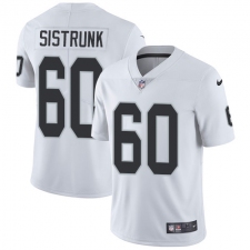 Youth Nike Oakland Raiders #60 Otis Sistrunk Elite White NFL Jersey
