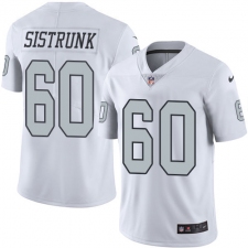 Youth Nike Oakland Raiders #60 Otis Sistrunk Limited White Rush Vapor Untouchable NFL Jersey