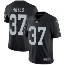 Youth Nike Oakland Raiders #37 Lester Hayes Elite Black Team Color NFL Jersey