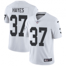 Youth Nike Oakland Raiders #37 Lester Hayes Elite White NFL Jersey
