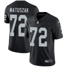 Youth Nike Oakland Raiders #72 John Matuszak Black Team Color Vapor Untouchable Limited Player NFL Jersey