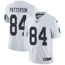 Men's Nike Oakland Raiders #84 Cordarrelle Patterson White Vapor Untouchable Limited Player NFL Jersey