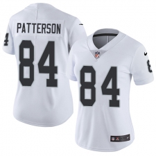 Women's Nike Oakland Raiders #84 Cordarrelle Patterson Elite White NFL Jersey