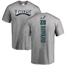 Nike Philadelphia Eagles #20 Brian Dawkins Ash Backer T-Shirt