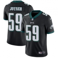 Youth Nike Philadelphia Eagles #59 Seth Joyner Black Alternate Vapor Untouchable Limited Player NFL Jersey