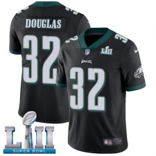 Youth Nike Philadelphia Eagles #32 Rasul Douglas Black Alternate Vapor Untouchable Limited Player Super Bowl LII NFL Jersey