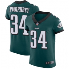 Men's Nike Philadelphia Eagles #34 Donnel Pumphrey Midnight Green Team Color Vapor Untouchable Elite Player NFL Jersey