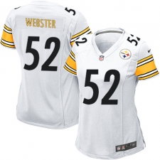 Women's Nike Pittsburgh Steelers #52 Mike Webster Game White NFL Jersey