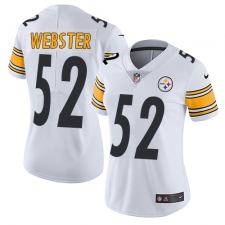 Women's Nike Pittsburgh Steelers #52 Mike Webster White Vapor Untouchable Limited Player NFL Jersey