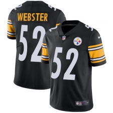 Youth Nike Pittsburgh Steelers #52 Mike Webster Black Team Color Vapor Untouchable Limited Player NFL Jersey