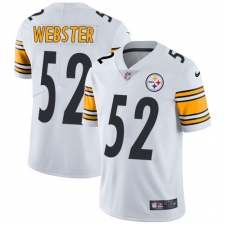 Youth Nike Pittsburgh Steelers #52 Mike Webster White Vapor Untouchable Limited Player NFL Jersey
