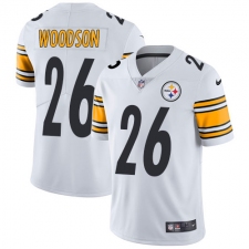 Youth Nike Pittsburgh Steelers #26 Rod Woodson White Vapor Untouchable Limited Player NFL Jersey