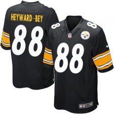 Men's Nike Pittsburgh Steelers #88 Darrius Heyward-Bey Game Black Team Color NFL Jersey