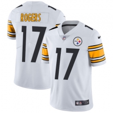 Youth Nike Pittsburgh Steelers #17 Eli Rogers White Vapor Untouchable Limited Player NFL Jersey