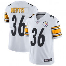 Youth Nike Pittsburgh Steelers #36 Jerome Bettis White Vapor Untouchable Limited Player NFL Jersey